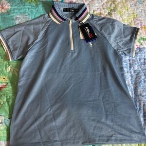 RLX by Ralph Lauren Light Blue Women’s Polo Shirt